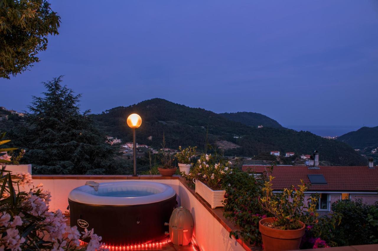 Ampi Terrazzi E Parcheggio - Relax In Villa Bardino Nuovo Extérieur photo